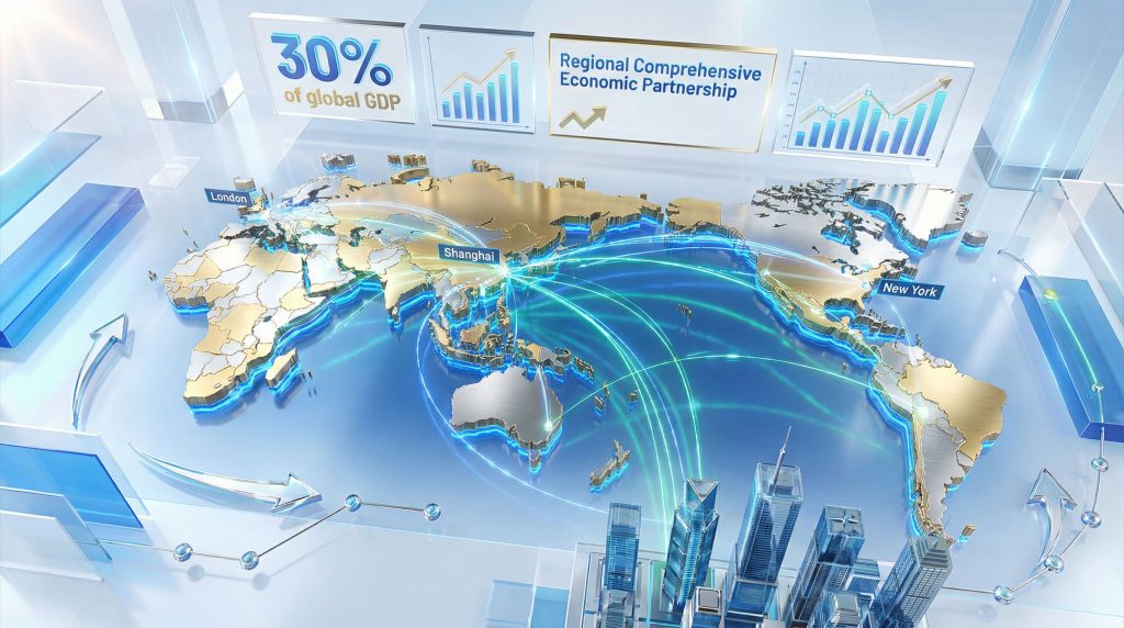 Global Trade and Economic Partnership Agreement map.