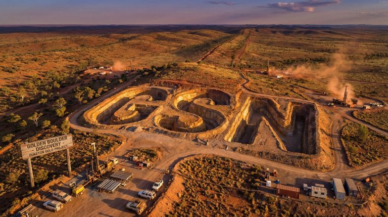 Great Southern Mining Ltd-GSN-Duketon Gold Project aerial view.