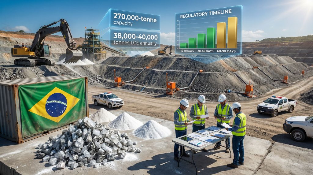 Sigma Lithium Brazil regulatory news, mining updates.