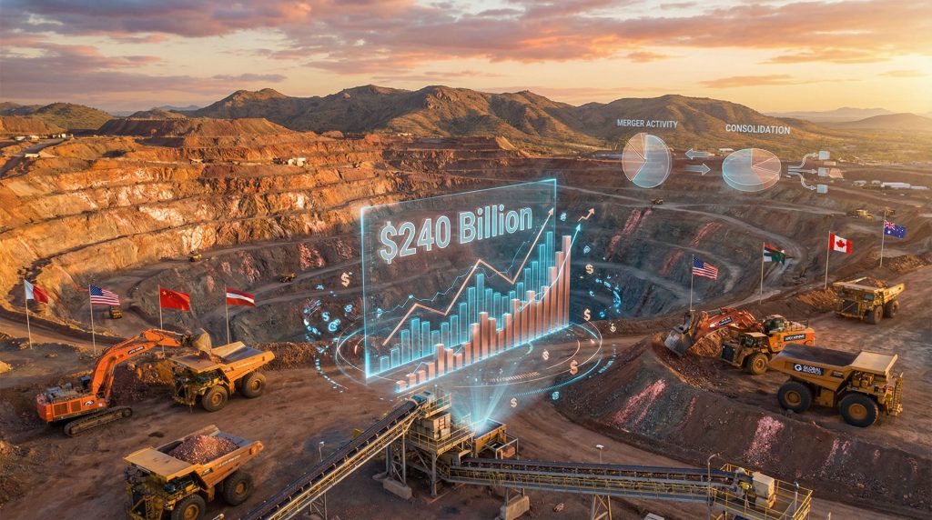 Glencore and Rio Tinto merger discussions visualized.