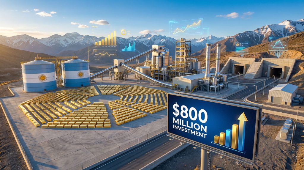Newmont investment in Cerro Negro visualized.