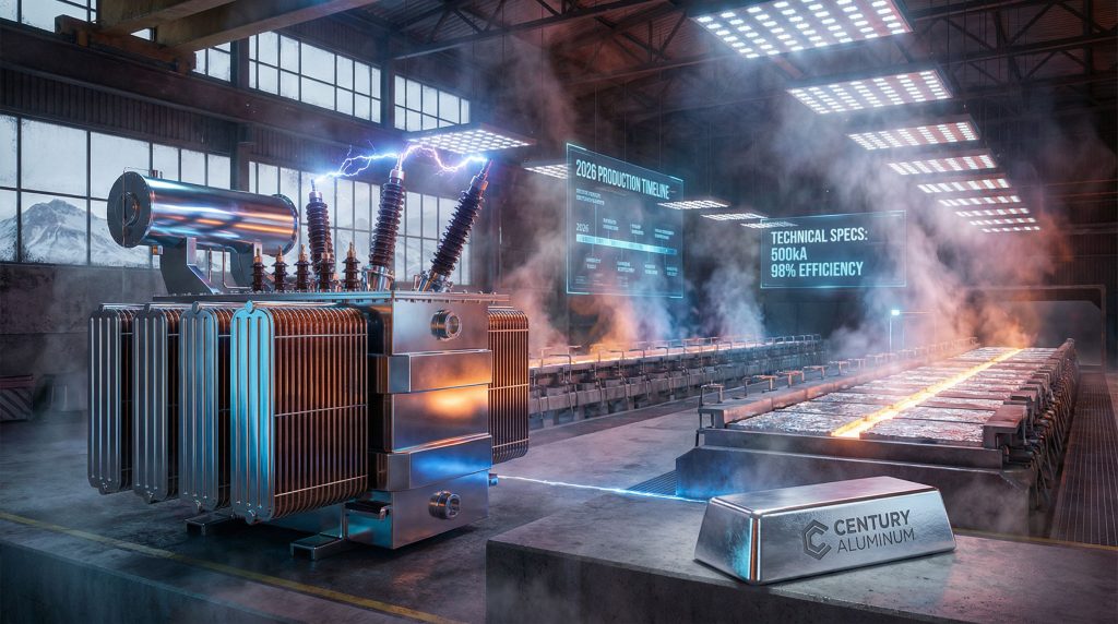 Century Aluminum Iceland smelter operational with efficiency.