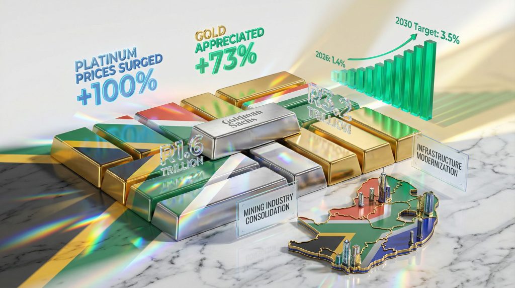Goldman Sachs South Africa deals visualization.