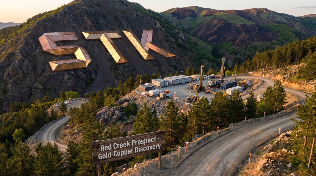 Strickland Metals Ltd-STK-Red Creek Prospect gold-copper mining area.