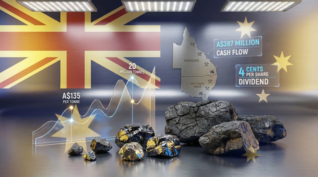 Whitehaven Coal reports significant financial details.