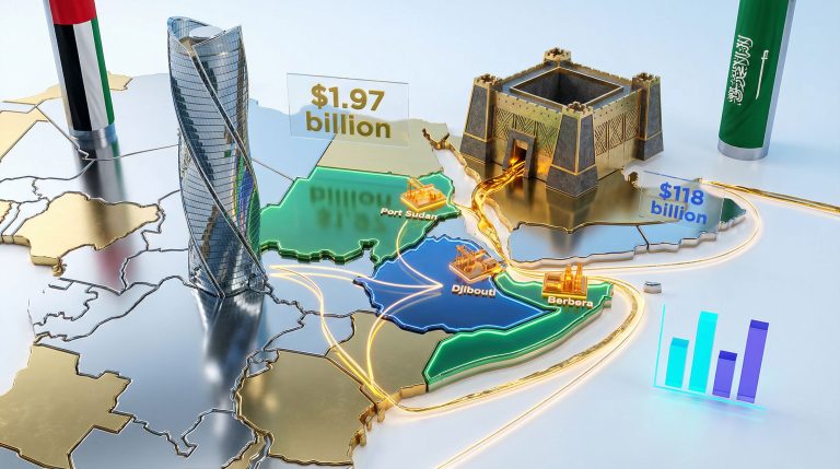 Sudan's strategic trade position illustrated.