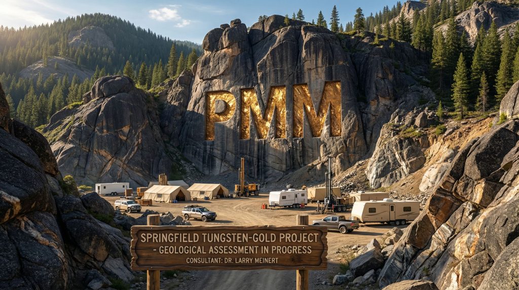 Pioneer Minerals Ltd-PMM-Springfield Tungsten-Gold Project mining site.