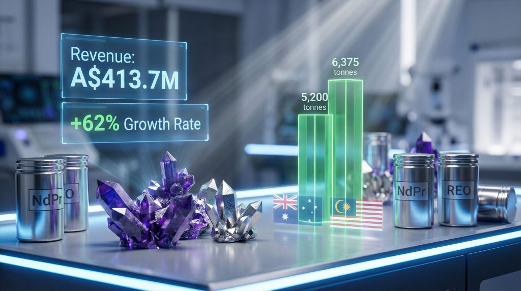 Lynas rare earths stock analysis: revenue and growth.