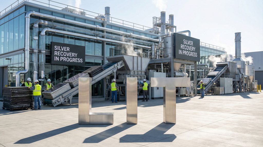 Livium Ltd-LIT-Silver recovery process at industrial facility.