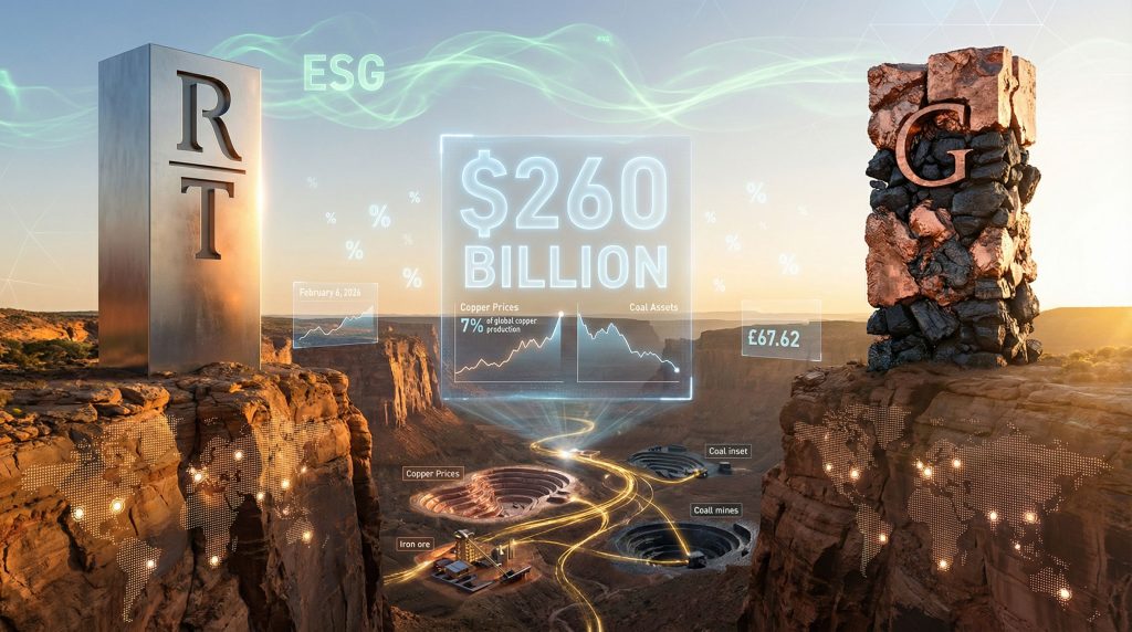 Rio Tinto-Glencore merger abandoned, financial landscape depicted.