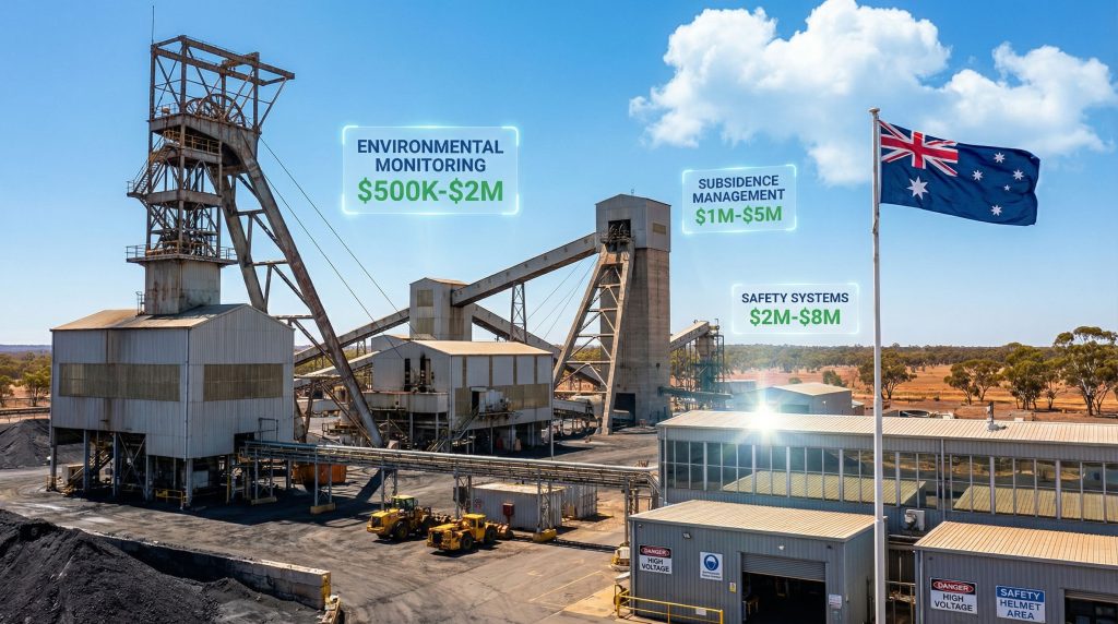 Tahmoor Coal Mine Administration with investment highlights.