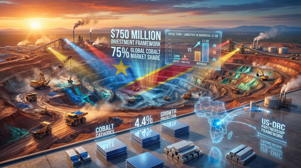 Virtus acquisition of Congo cobalt miner illustrated.