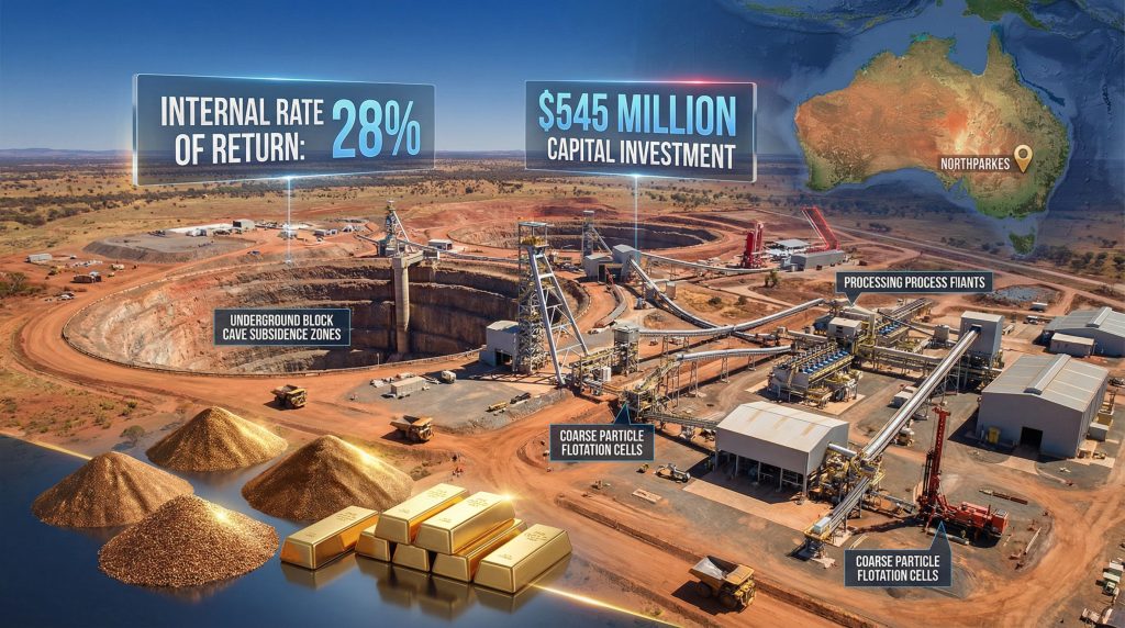 Evolution Mining Northparkes expansion with investment details.