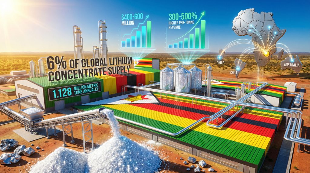 Lithium production highlights Zimbabwe export ban.