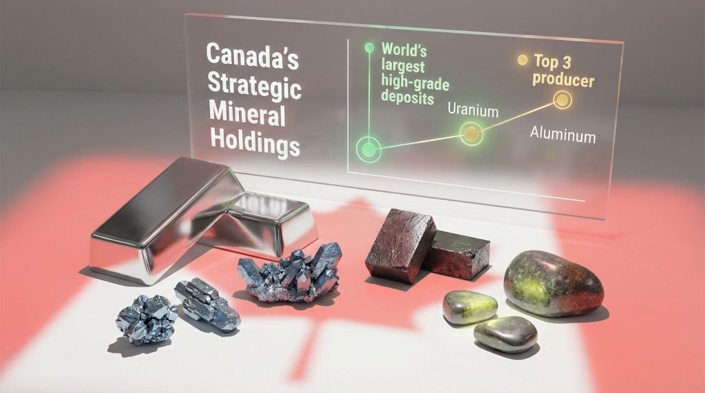 Canada's defence strategy highlighting critical minerals.