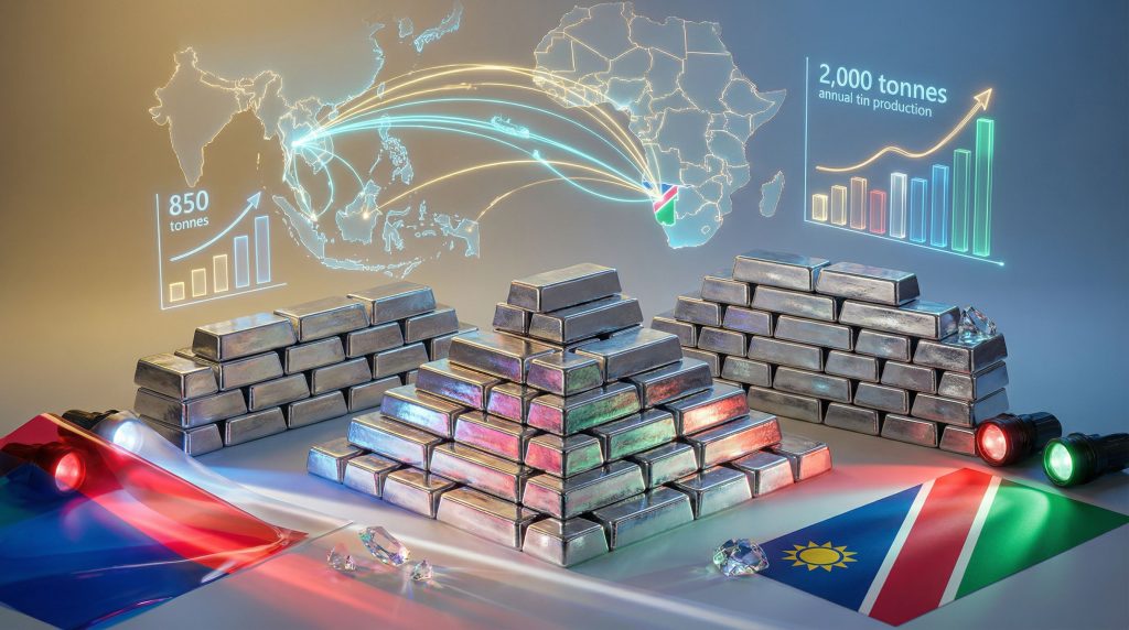 Thailand tin refiner deal with Namibia illustrated.