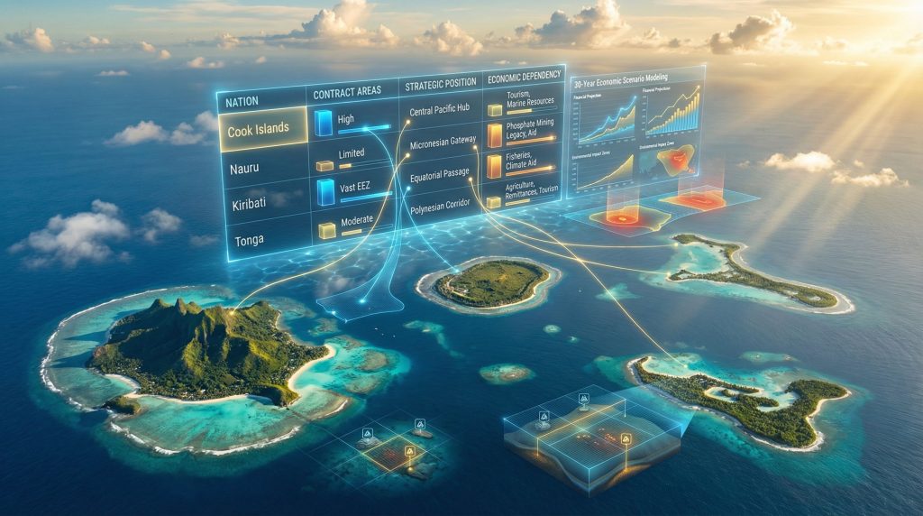 Impact of deep sea mining on islands.