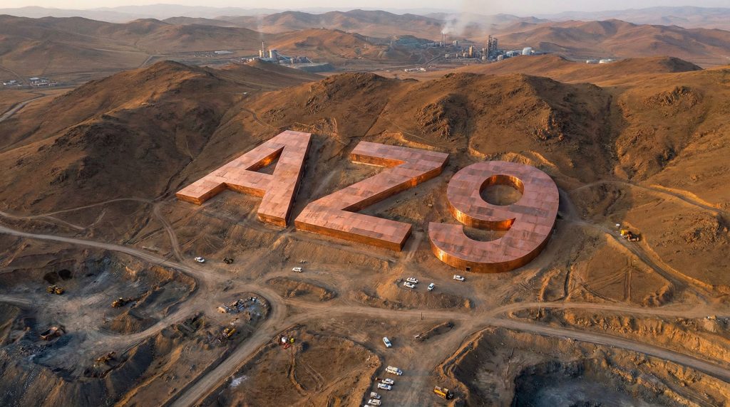 Asianbatterymet Plc Chess Depositary Interests 1:1-AZ9-AZG copper letters on desert landscape.