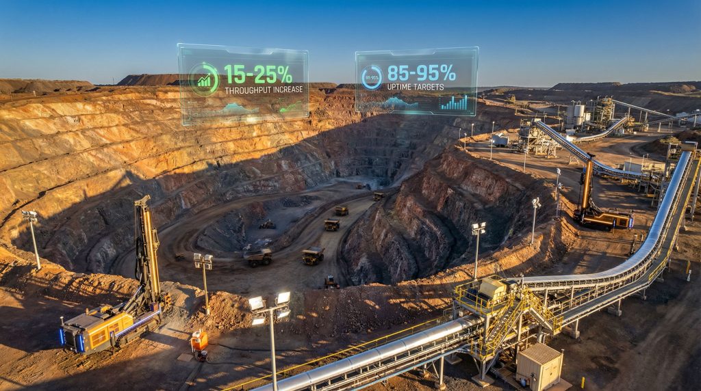 Mining site highlighting full asset potential.
