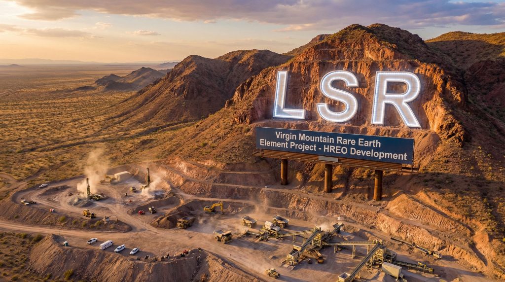 Lodestar Minerals Ltd-LSR-Virgin Mountain Rare Earth mining project.