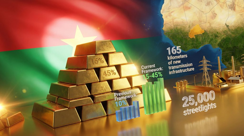 Burkina Faso gold mining reforms visualized.