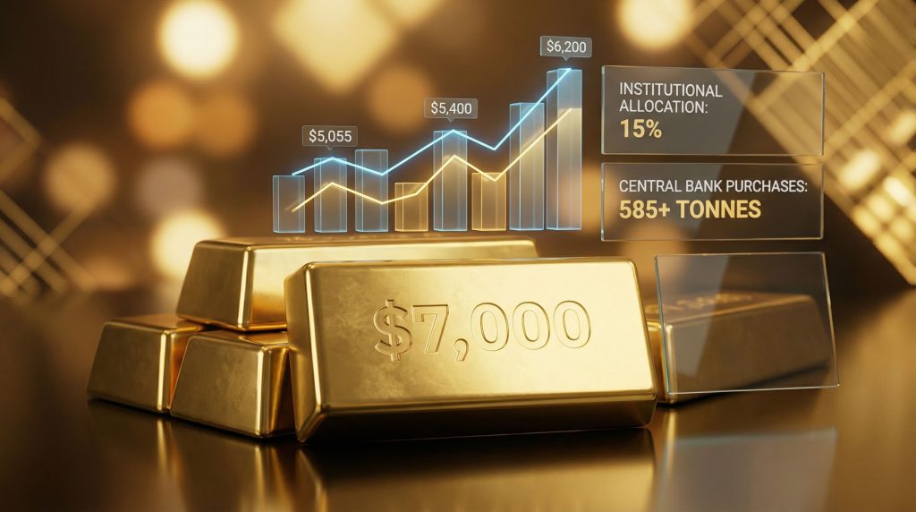 Gold price forecast to exceed $7,000.