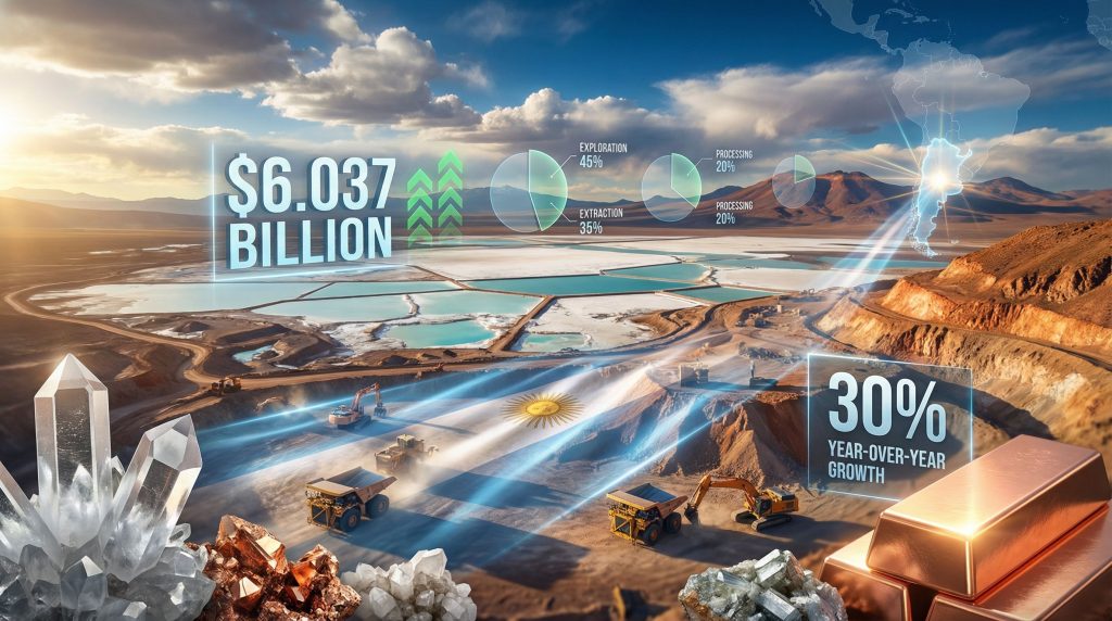 Argentina critical minerals trade deal visualization.