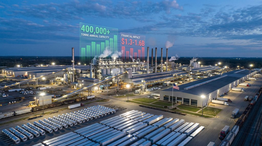Hindalco New York plant facing significant fire impact.