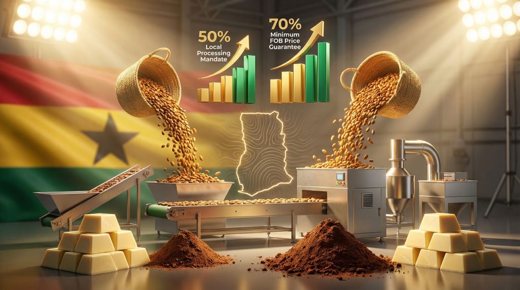 Cocoa financing reforms in Ghana, illustrated.
