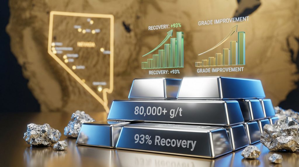 Hycroft Mining high-grade silver discovery visual.