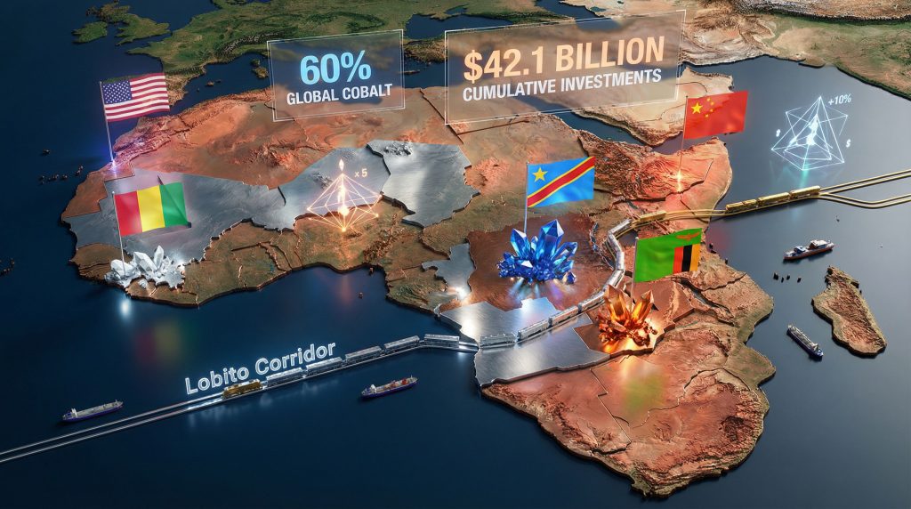 The West and China vie for African minerals.