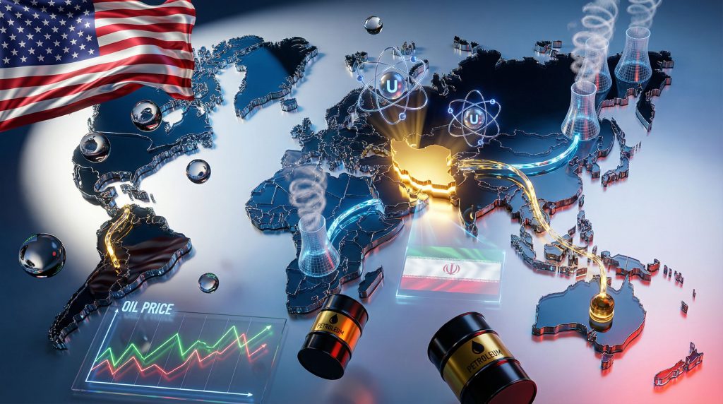 US-Iran nuclear talks impacting global map.