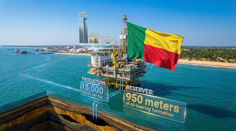 Benin's oil comeback with offshore rig.