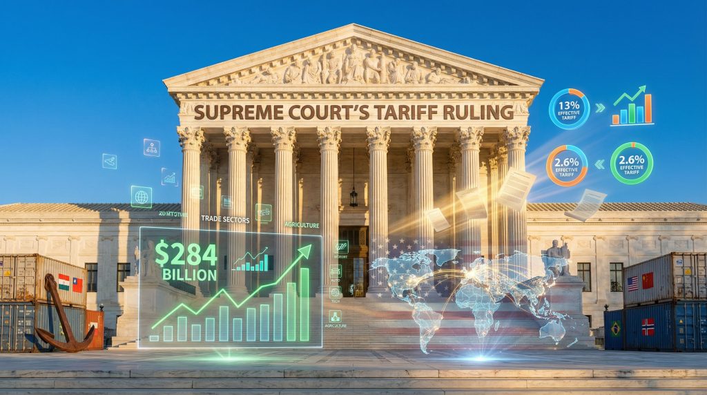 US Supreme Court assigns new tariff rates.