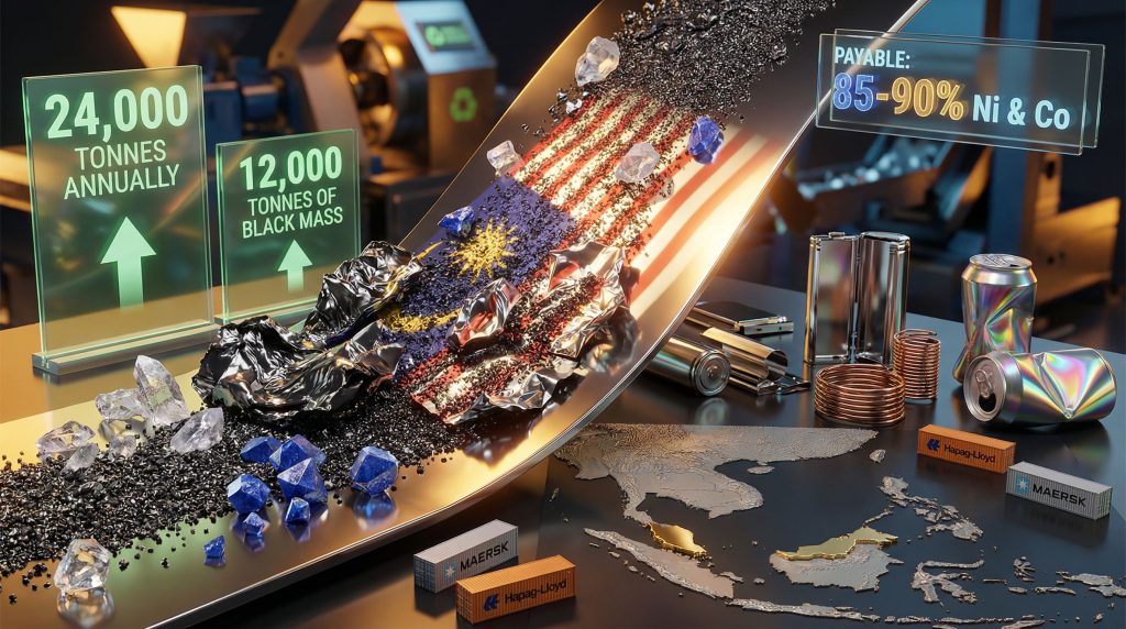 Malaysia e-waste import ban visualization elements.