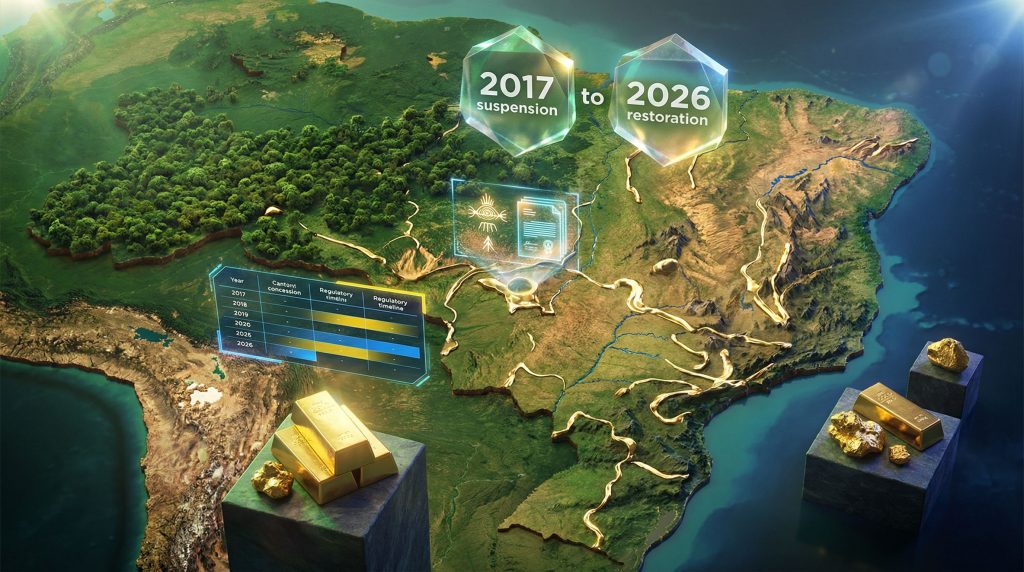 Brazil restores key gold project license.
