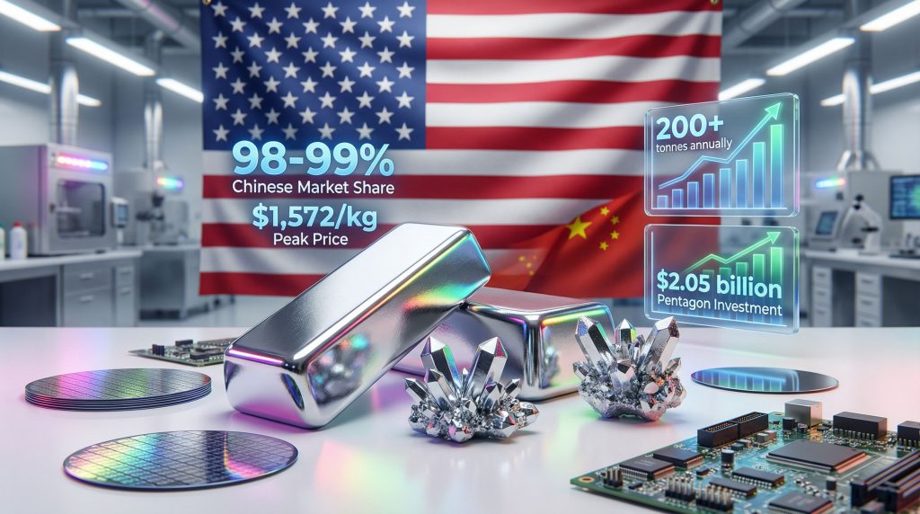 US gallium strategy: Chinese market dominance illustrated.
