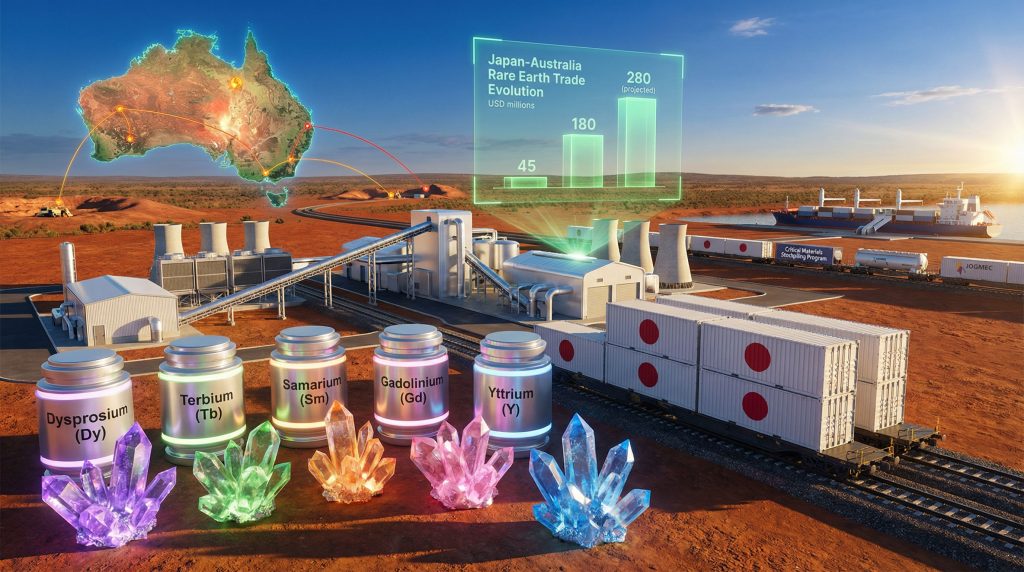 Australia to increase rare earth exports.