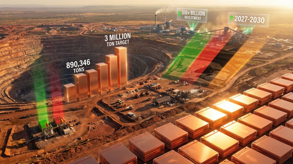 Zambia copper investment in mining expansion.