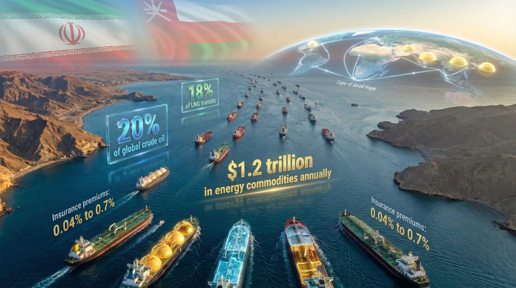 Persian Gulf standoff highlights shipping routes.