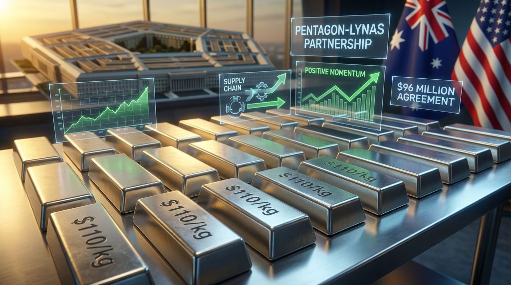 Pentagon Lynas rare earths deal illustrated.