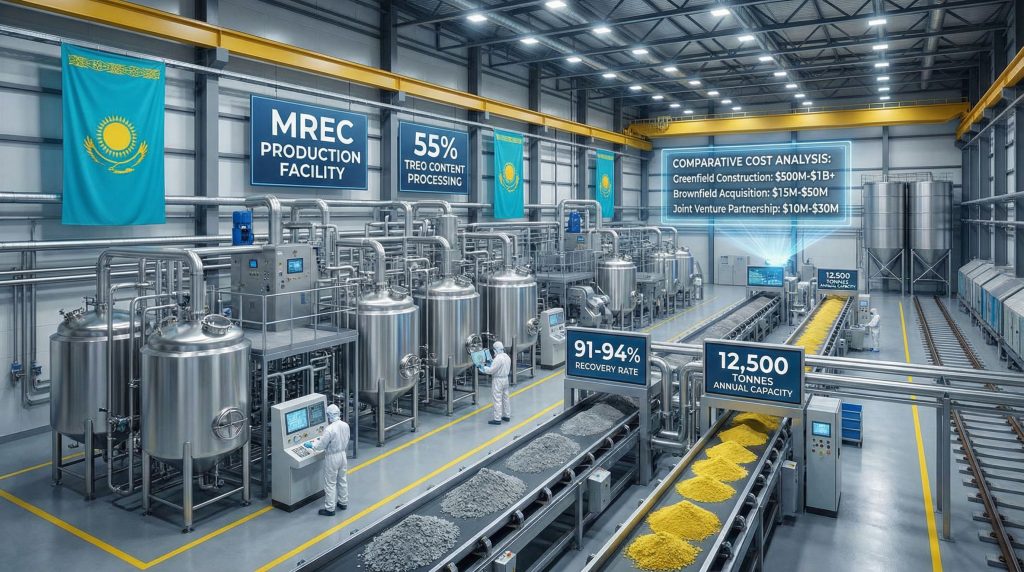 Lindian Resources' rare earth plant interior.