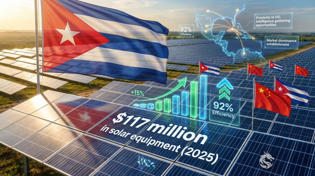 Cuba energy alliance with China; solar investment.