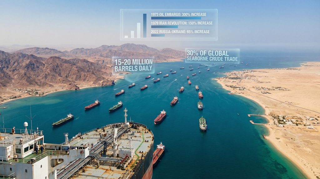 Strait of Hormuz oil trade dynamics.