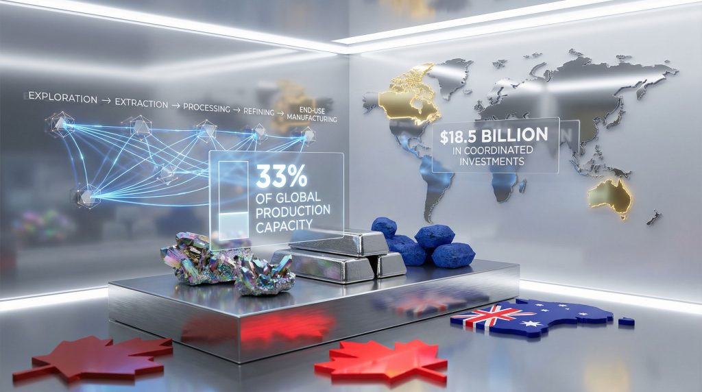 Canada and Australia critical minerals partnership visual.