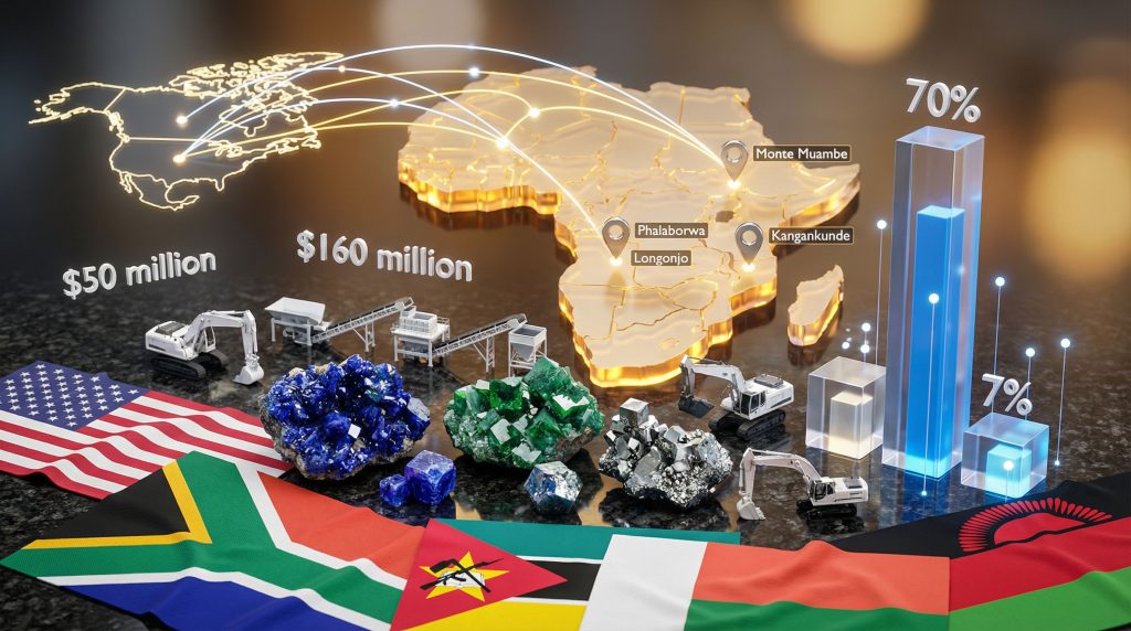 US ties to African rare earths illustration.