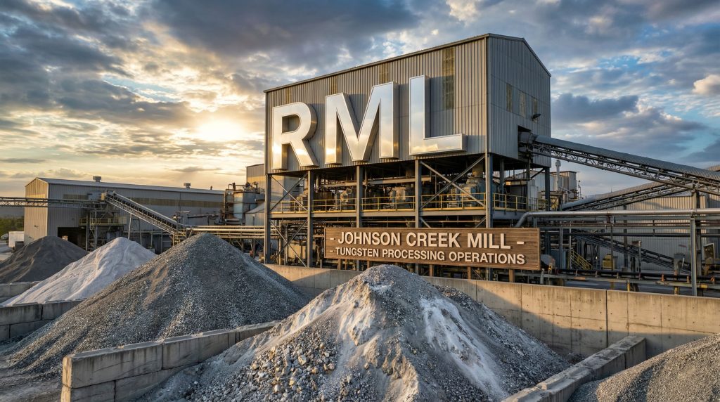 Resolution Minerals Ltd-RML-Johnson Creek Mill tungsten processing facility.