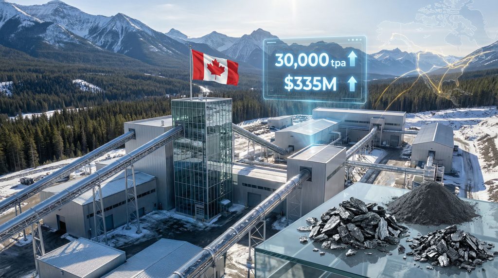 Canadian graphite supply deal visualized.