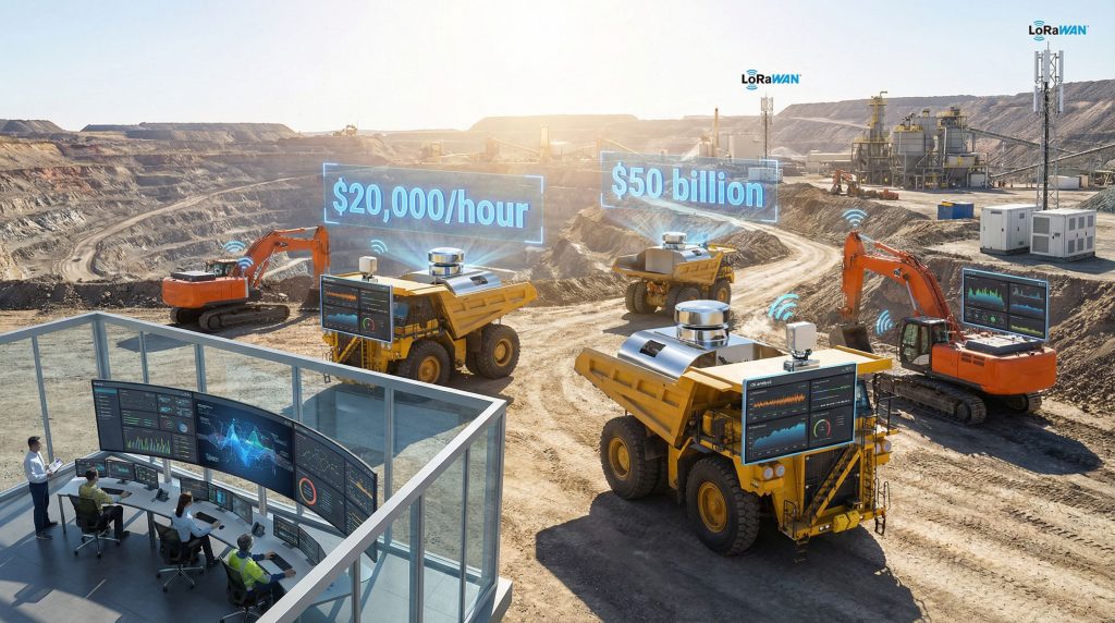 Mining industry implements predictive maintenance solutions.