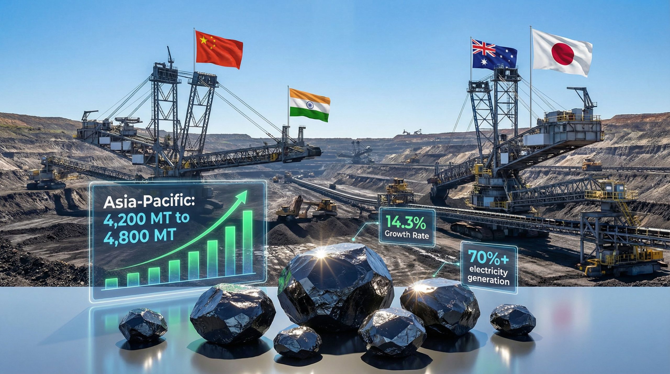 Asia-Pacific growth in self-reliant coal production.